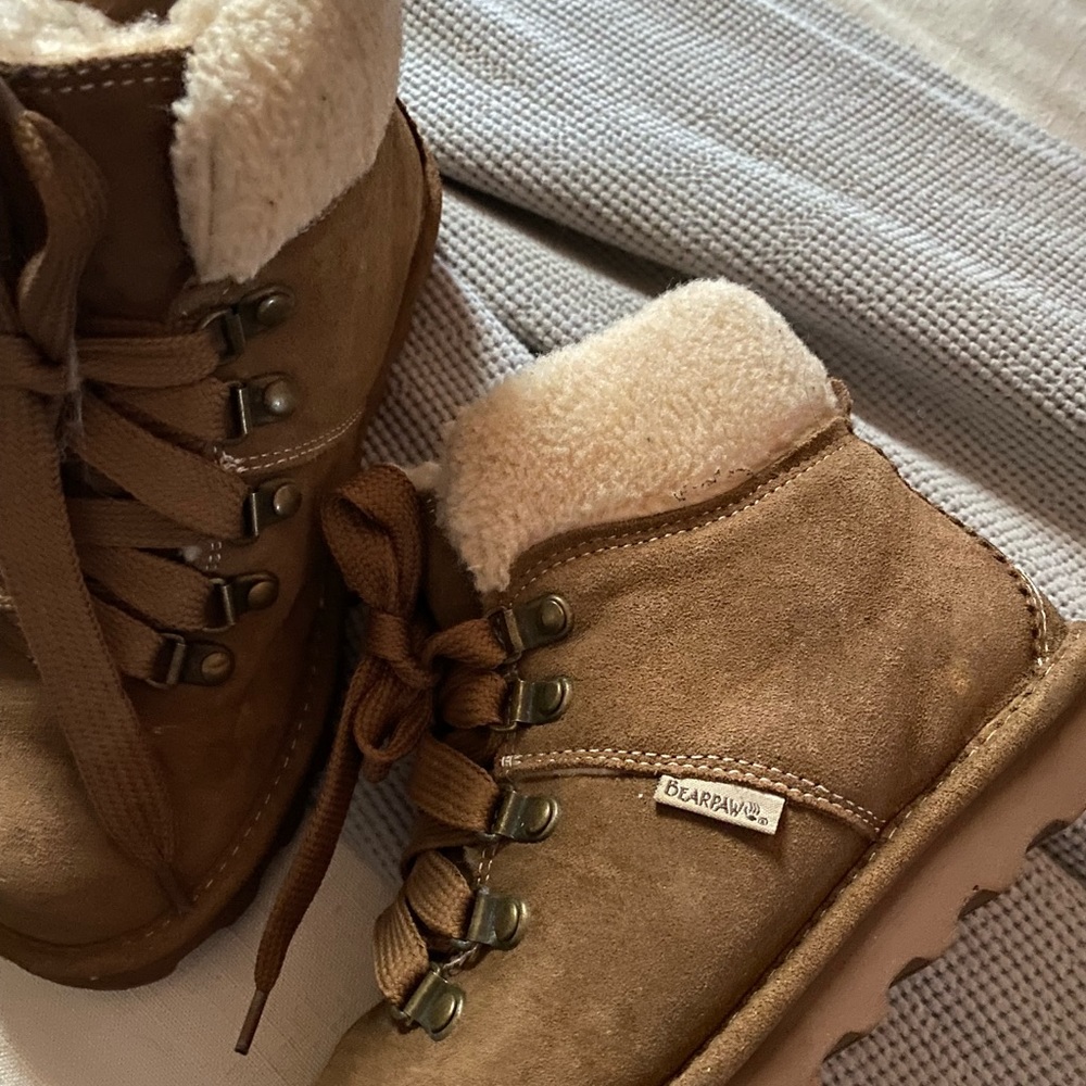 Bear paw ankle boots
